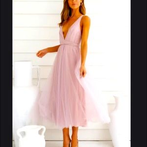 Summer Cinderella MIDI Dress -lilac